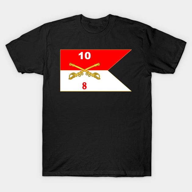 8th Squadron - 10th Cavalry Guidon T-Shirt by twix123844